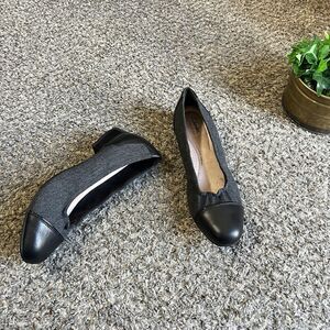Clarks Women's Heels in Black and Gray